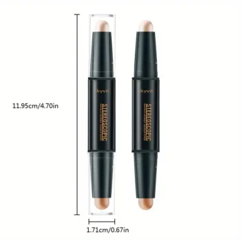 Contouring Stick With Double-headed, Dual-purpose Concealer Highlighter For Three-dimensional Nose Bridge Shadow V Face High Nose Bridge Face Makeup